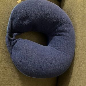 Cozy Blue Neck Pillow for kids